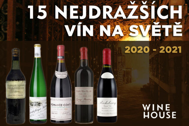 15 nejdražších vín na světě 2020-2021